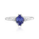 Bague en platine et Tanzanite AAA