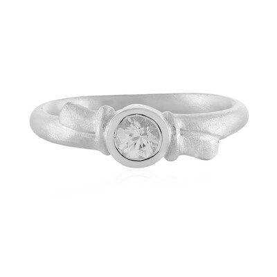 Bague en argent et Zircon