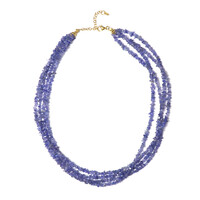 Collier en argent et Tanzanite