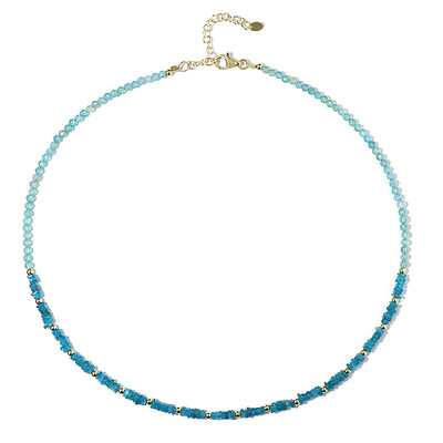 Collier en argent et Apatite bleue