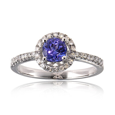 Bague en or et Tanzanite AAA