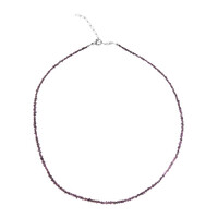 Collier en argent et Diamant pourpre (CUSTODANA)