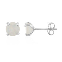 Boucles d'oreilles en argent et Opale Welo