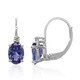 Boucles d'oreilles en or et Tanzanite AAA