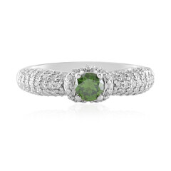 Bague en or et Diamant vert I1 (de Melo)