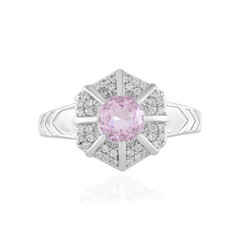 Bague en argent et Kunzite