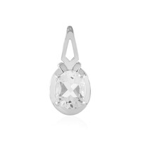 Pendentif en argent et Topaze blanche