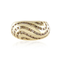 Bague en or et Diamant champagne I3 (de Melo)