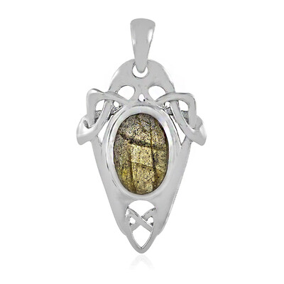 Pendentif en argent et Labradorite