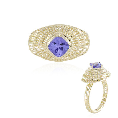 Bague en or et Tanzanite AAA (Ornaments by de Melo)