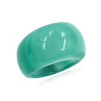 Bague et Agate verte