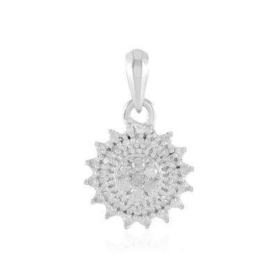 Pendentif en argent et Diamant I2 (I)