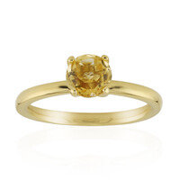 Bague en argent et Citrine