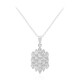 Collier en argent et Topaze blanche