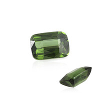  Zircon vert (gemme et boîte de collection)