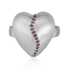 Bague en argent et Grenat Rhodolite