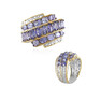 Bague en argent et Tanzanite (Gems en Vogue)