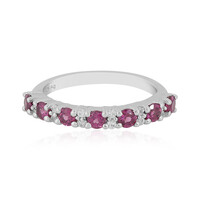 Bague en argent et Grenat Rhodolite