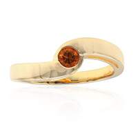 Bague en or et Spessartine de Californie (Amanda Adkins)