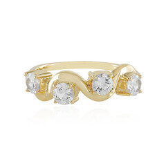 Bague en or et Saphir blanc (Adela Gold)