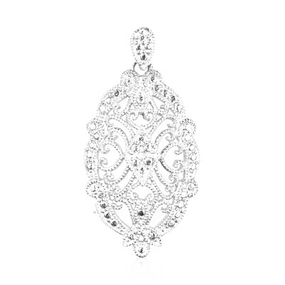 Pendentif en argent et Diamant PK (H)