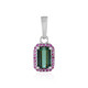 Pendentif en argent et Tourmaline verte de Benedito