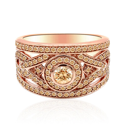 Bague en or et Diamant rose de France VS1 d'Argyle (Annette)