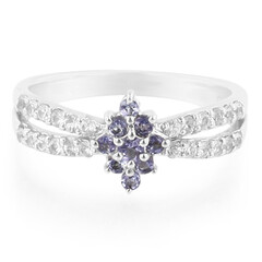 Bague en argent et Tanzanite