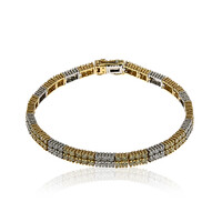 Bracelet en or et Diamant jaune SI1 (CIRARI)