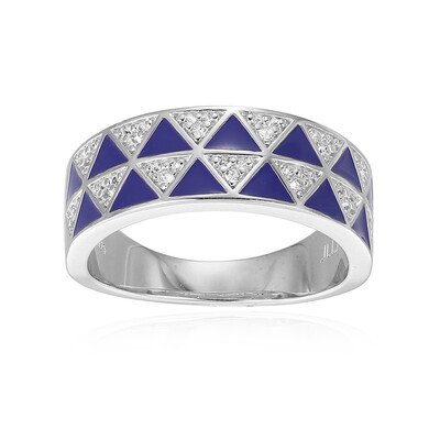 Bague en argent et Topaze blanche