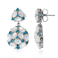 Boucles d'oreilles en argent et Nacre (Dallas Prince Designs)