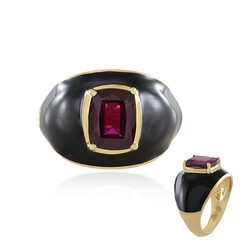 Bague en argent et Grenat Rhodolite