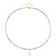 Collier en argent et Tanzanite