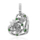 Charm en argent et Grenat Tsavorite (Annette)