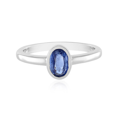 Bague en argent et Kyanite du Népal