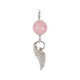 Pendentif en argent et Quartz rose