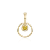 Pendentif en or et Diamant jaune I2