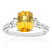 Bague en or et Saphir jaune (CIRARI)