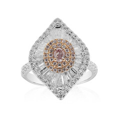 Bague en or et Diamant rose I1 (CIRARI)