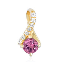 Pendentif en or et Rubellite