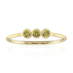 Bague en or et Diamant VS1 jaune