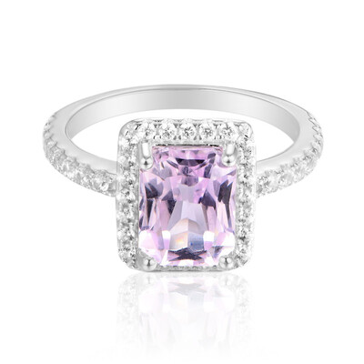 Bague en argent et Kunzite