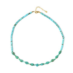 Collier en argent et Turquoise (Riya)