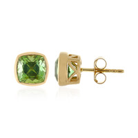 Boucles d'oreilles en or et Tourmaline verte (AMAYANI)