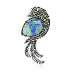 Pendentif en argent et Azurite (Annette classic)