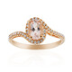 Bague en or et Morganite AAA