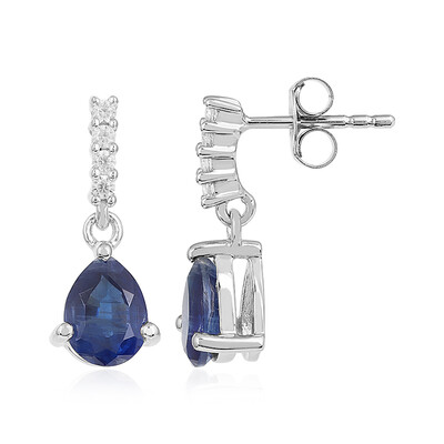 Boucles d'oreilles en argent et Kyanite