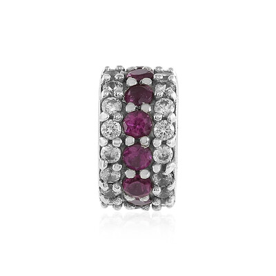 Pendentif en argent et Grenat Rhodolite (MONOSONO COLLECTION)