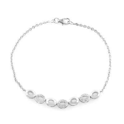 Bracelet en argent et Diamant I2 (I)