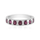 Bague en argent et Grenat Rhodolite